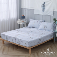 HOYACASA 100%天絲枕套床包三件組-多款任選(加大)