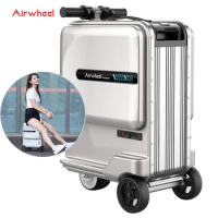 kids scooter suitcase SE3mini reliable traveling smart suitcase aluminum carry on smart luggage fancy luggage
