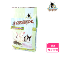【Pet Village 魔法村】特級機能兔子主食3kg(全齡兔、兔子飼料)