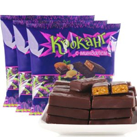 KDV - 俄羅斯進口KDV紫皮糖正品500g扁桃仁夾心巧克力糖果喜糖零食批發