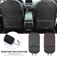 Car Seat Back Anti Kick Pad Leather Scratch Mat For Honda Civic Accord Fit City Vezel CRV Odyssey Pilot Jazz Insight Legend