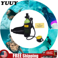 1L Mini Scuba Diving Tank Within Breathing Capacity, Underwater Dive For 15-20 Minutes Underwater, Deepest 32.8ft Scuba Oxygen