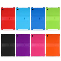 100PCS/Lot Soft Silicone Cover For Lenovo Tab M10 FHD Plus X606 X605 X505 P10 X705 Stand Protectors Case
