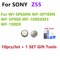 10pcs/lot ZeniPower Z55 Battery 3.7V 1254 Replacement CP1254 For Sony WI-SP600N WF-SP700N WF-SP900 WF-1000XM3 WF-1000X Headset