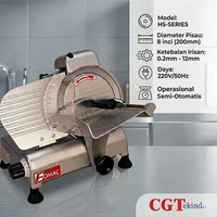 Meat Slicer Fomac MSC-HS8 - Mesin Pemotong Daging Semi Otomatis 8 Inch / Slice Daging Beku, Ham & Sa