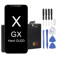 ชุดประกอบหน้าจอ LCD OLED, เหมาะสำหรับ iPhone X, แบรนด์ GX