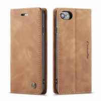 For iPhone SE 5S Luxury Multifunctional Magnetic Flip Matte Wallet Bumper Phone Cover For Apple Iphone 5 S E Coque Leather Case