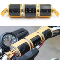 Motorcycle MP3 Bluetooth Audio Speaker Handlebar Built-In Subwoofer Waterproof All-In-One Player Motorbike Accessories MT487