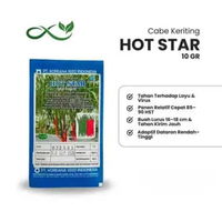 Benih Cabe HOT STAR F1 10 gr Original Koreana Seed – Tahan Layu & Virus
