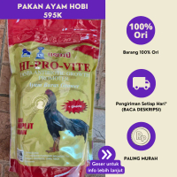 (PAKET SUPER HEMAT) Pakan Ayam Hobi Hi Pro Vite 595K Campuran Gabah