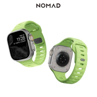 美國NOMAD Apple Watch專用運動風FKM橡膠錶帶-49/45/44/42mm 耀光