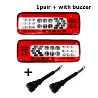 Corcoransu ไฟท้ายรถบรรทุก LED 24V สำหรับรถบรรทุก Volvo FMX 500 สำหรับรถบรรทุก Renault ไฟท้าย LED OEM
