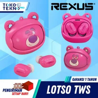 Rexus x Disney Lotso Edition Earphone TWS Bluetooth 5.3 Stereo Sound Touch Sensitive Control