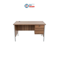 BANG HASYIM Meja Kerja Minimalis, Meja Kantor Modern, Meja Komputer Kayu, Meja Belajar Laci, Meja Ka