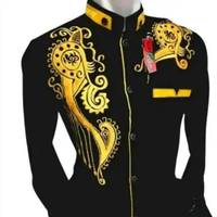 Baju Jas Koko Pria Dewasa Motif Jasko Bordir Warna Hitam Lengan Panjang Terbaru 2026 M