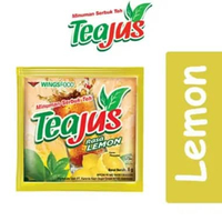 TEA-JUS Lemon Powder Drink Renceng [8 g/ 10pcs/ Kemasan Sachet]