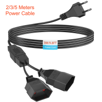 [LOD NJVY 539] 2/3/5/10m European Extension Cord Male Plug To Female Socket Power Cable 250 V/2.5 A 