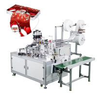YG Mask Making Machine 1+1 Non Woven 3 Ply Folded Automatic Surgical Disposable Mask Machine
