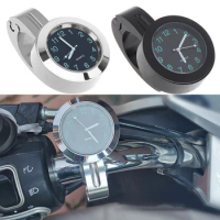 22mm Motorcycle Waterproof Handlebar Luminous Watch Aluminum For Mp3 Piaggio Accessories Elfbar Pcx160 Versys 650