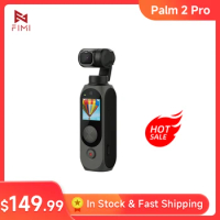 FIMI PALM 2 Pro Gimbal Camera FPV 4K 100Mbps WiFi Stabilizer 308 min Noise Reduction MIC Face Detection Smart Track In stock