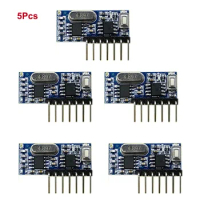 5pcs RX480-E 433MHz Super Heterodyne Wireless Module Wireless Receiving Module Board Set EV1527 Encoding Chip