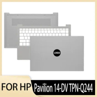 New For HP Pavilion 14-DV TPN-Q244 LCD Back Cover Screen Hinges Palmrest Upper Lower Bottom Case Silver