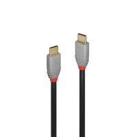 【LINDY 林帝】ANTHRA USB 3.2 Gen 2x2 Type-C 公 to 公 傳輸線 + PD 智能電流晶片 0.5m 36900