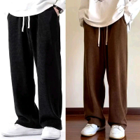 Celana Corduroy Pria Oversize Gaya Korea - Nyaman & Pas