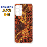 Casing Custom Samsung A73 5G Softcase Batik Bunga 37