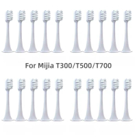 20pcs For XIAOMI MIJIA T300 T500 Sonic Toothbrush Heads Teethbrush Replacement Heads Sonic Oral Hygiene Mi Oral Clean