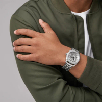 【FOSSIL】Machine 工業風 鏤空機械錶 45MM(ME3252)