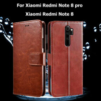Phone Case For Xiaomi Redmi Note 8 pro Flip Case For Xiaomi Redmi Note 8 8pro Coque Funda 3D Pattern Leather Wallet Cover Capas