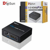 【最高22%回饋 5000點】  DigiSun 3D HDMI 一進二出影音分配器 VH612