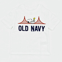 OLD NAVY 短袖T恤男童裝 史奴比聯名款 T恤 短袖 短T-Shirt 圓領上衣 O44793 白色(現貨)▶指定Outlet商品5折起☆現貨【送禮首選★APP下單點數4倍送】
