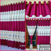 Best seller!! Gorden Pintu dan Jendela motif sparta ukuran 220cm x 135cm Kain Katun