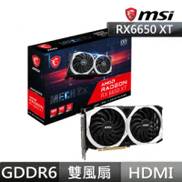 【MSI 微星】Radeon RX 6650 XT MECH 2X 8G OC 顯示卡