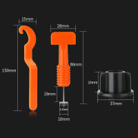 Tile Leveling System for Tile Laying Level Wedges Alignment Spacers for Leveler Locator Spacers Plie