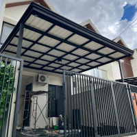 Alderon Kanopi Alderon Hollow Galvanis Desain Hollow untuk Penutupan Luar Ruangan Bahan Galvanis Tip