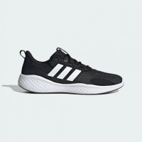 【adidas 愛迪達】休閒鞋 男鞋 運動鞋 網球鞋 FLUIDFLOW 3.0 黑白 IG9835