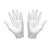 【小麥購物】一次性PVC手套 白色(透明手套 S/M/L/XL 衛生手套 手套)