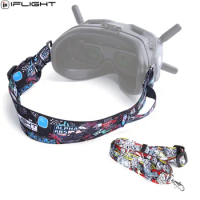 iFlight Adjustable FPV Goggles Headband Headstrap + Remote Controller Lanyard Neck Strap for RC FPV Drone DJI Fatshark Goggles