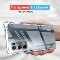 For Oppo Reno 6 Pro 5G 8 7 5 Pro 7 Z Soft Shockproof Case Clear Funda Silicone Transparent Case on Oppo Reno 5 7 8 Pro 5G Cover