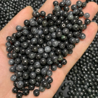 Manik Longgar Ayam Hitam, 6mm, Manik Jed Hitam, 20 pcs / harga