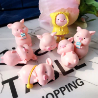 BoxiResin Animal Slime Additives Charms Cute Kawaii Pig Bear DIY Kit Filler Decor for Cloud Clear Crunchy Slime Clay
