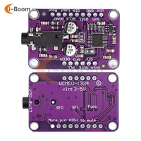 DC 3.3V-5V UDA1334A I2S DAC Audio Stereo Decoder Module Audio Decoder Board with Pin Header
