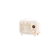 Portable Air Conditioner Fan, Personal Evaporative Air Cooler Super Quiet Desk Fan Air Cooler with 7 Colors LED Light