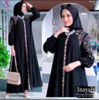 DRESS INAYAH KEKINIAN TERBARU POLO LINEN BEST SELLER