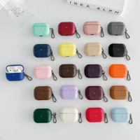 fundas For apple airpods pro 2 case airpods2 candy /luxury colorful PU Leather Bluetooth Earphone Cover airpods3 Box airpod pro2