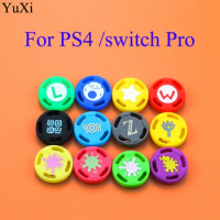 YuXi 1PC For PS4 Slim Pro Thumb Stick Grip Caps For Nintendo Switch Pro Controller Joystick Cap Analog Stick Button For XBOX 360
