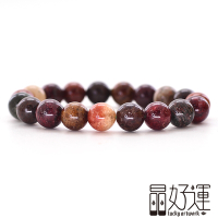 【晶好運】四季彩幽靈11mm手珠(BB-345聚寶招財)